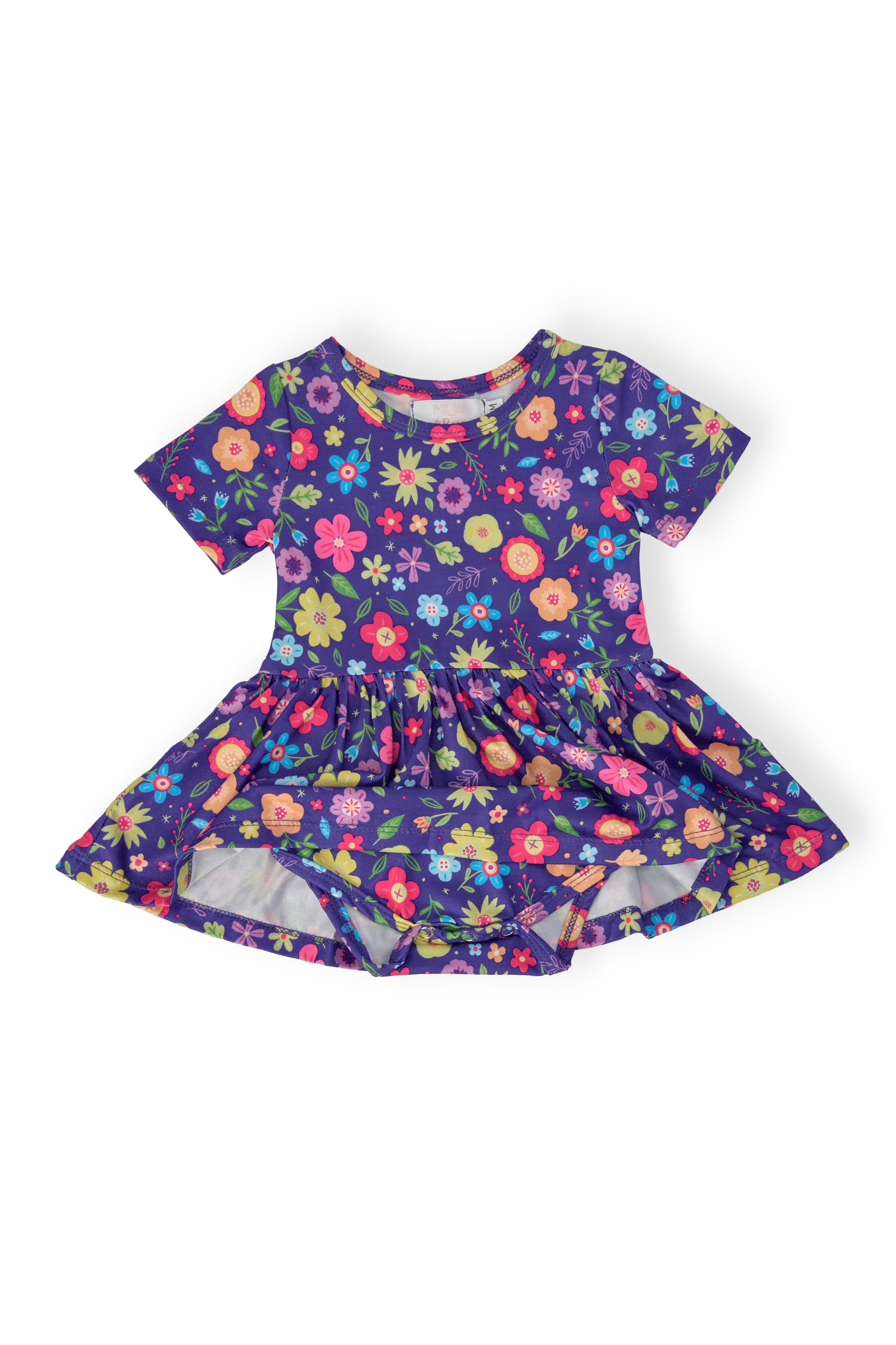 Pick a Posy S/S Twirl Bodysuit by Mila & Rose ®