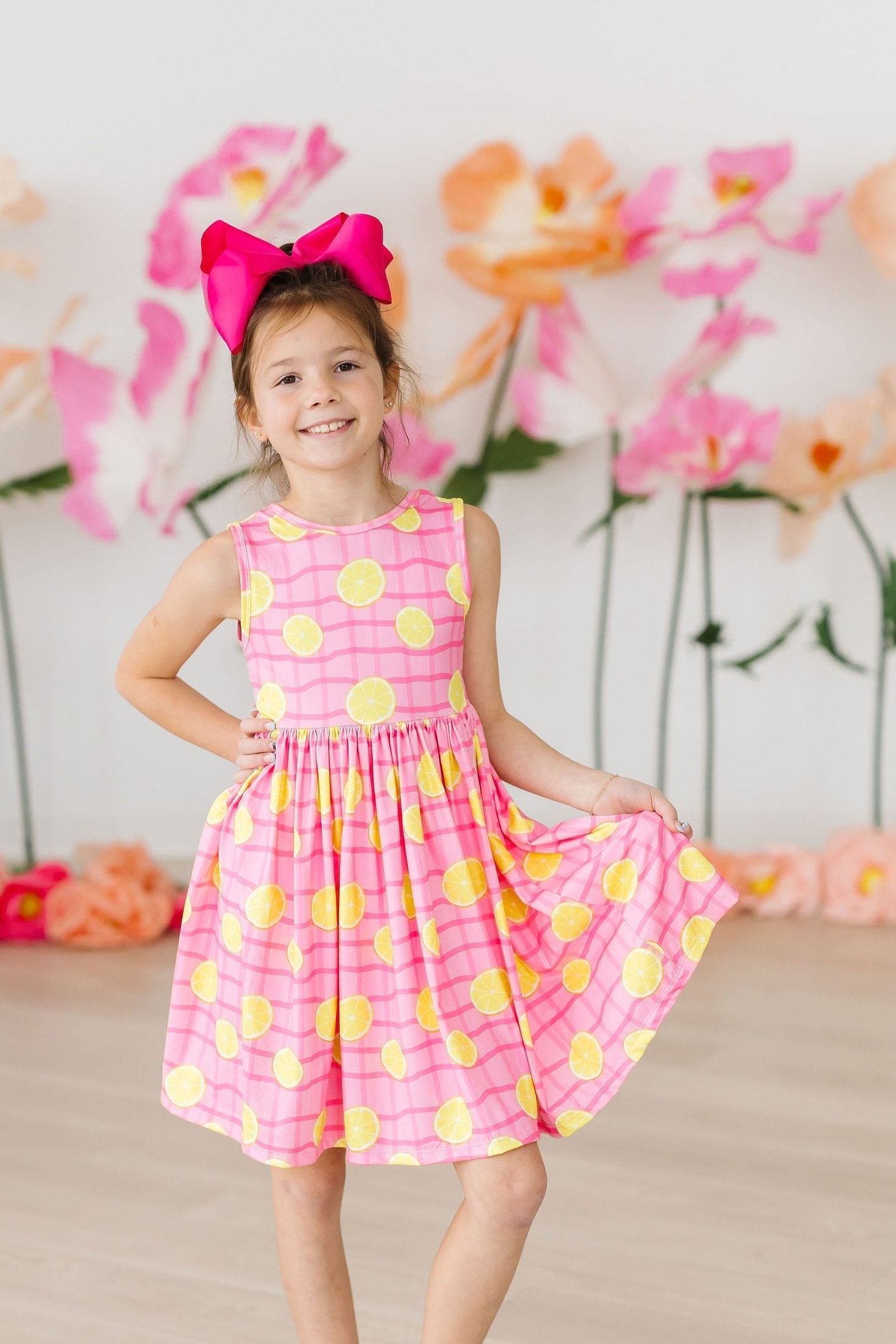 Pink Lemonade Tank Twirl Dress by Mila & Rose ®