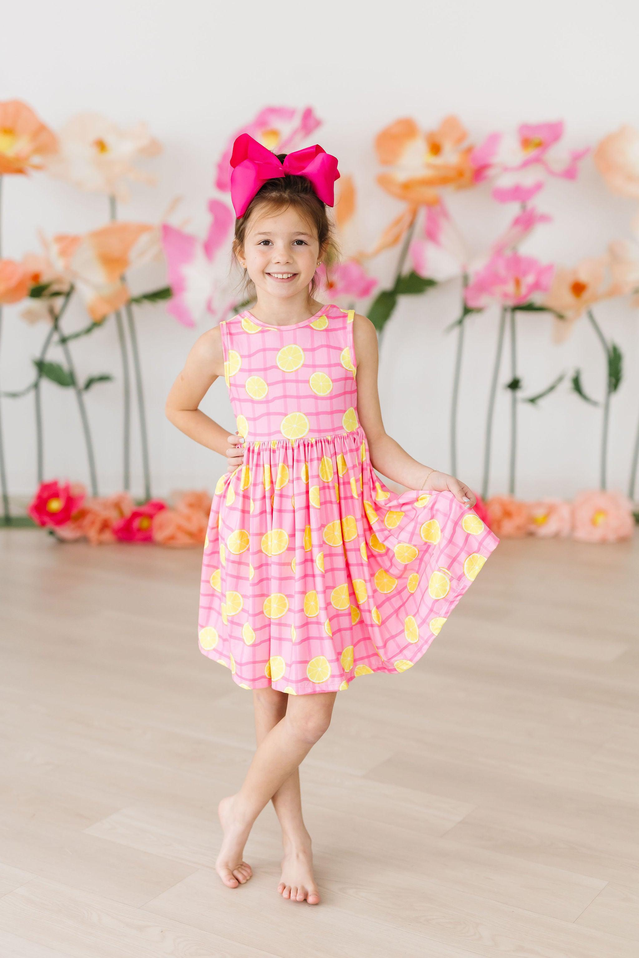 Pink Lemonade Tank Twirl Dress by Mila & Rose ®