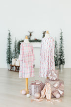 Pink Plaid 3/4 Sleeve Pocket Twirl Dress by Mila & Rose ®