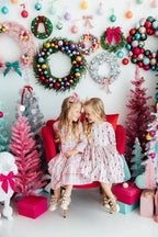 Pink Nutcracker 3/4 Sleeve Pocket Twirl Dress by Mila & Rose ®