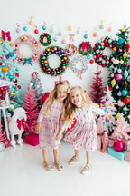 Pink Nutcracker 3/4 Sleeve Pocket Twirl Dress by Mila & Rose ®