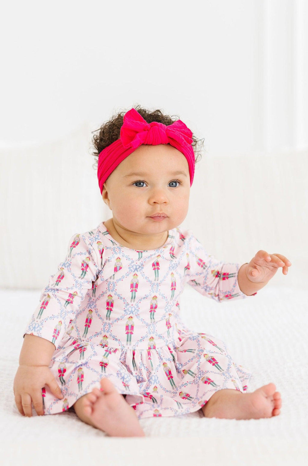 Pink Nutcracker 3/4 Sleeve Twirl Bodysuit by Mila & Rose ®