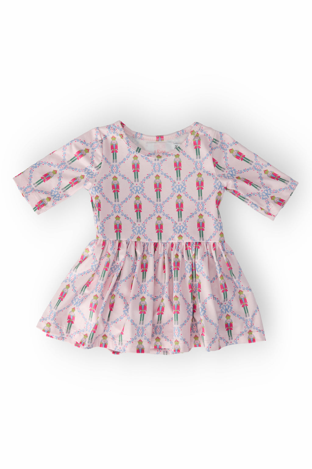 Pink Nutcracker 3/4 Sleeve Twirl Bodysuit by Mila & Rose ®