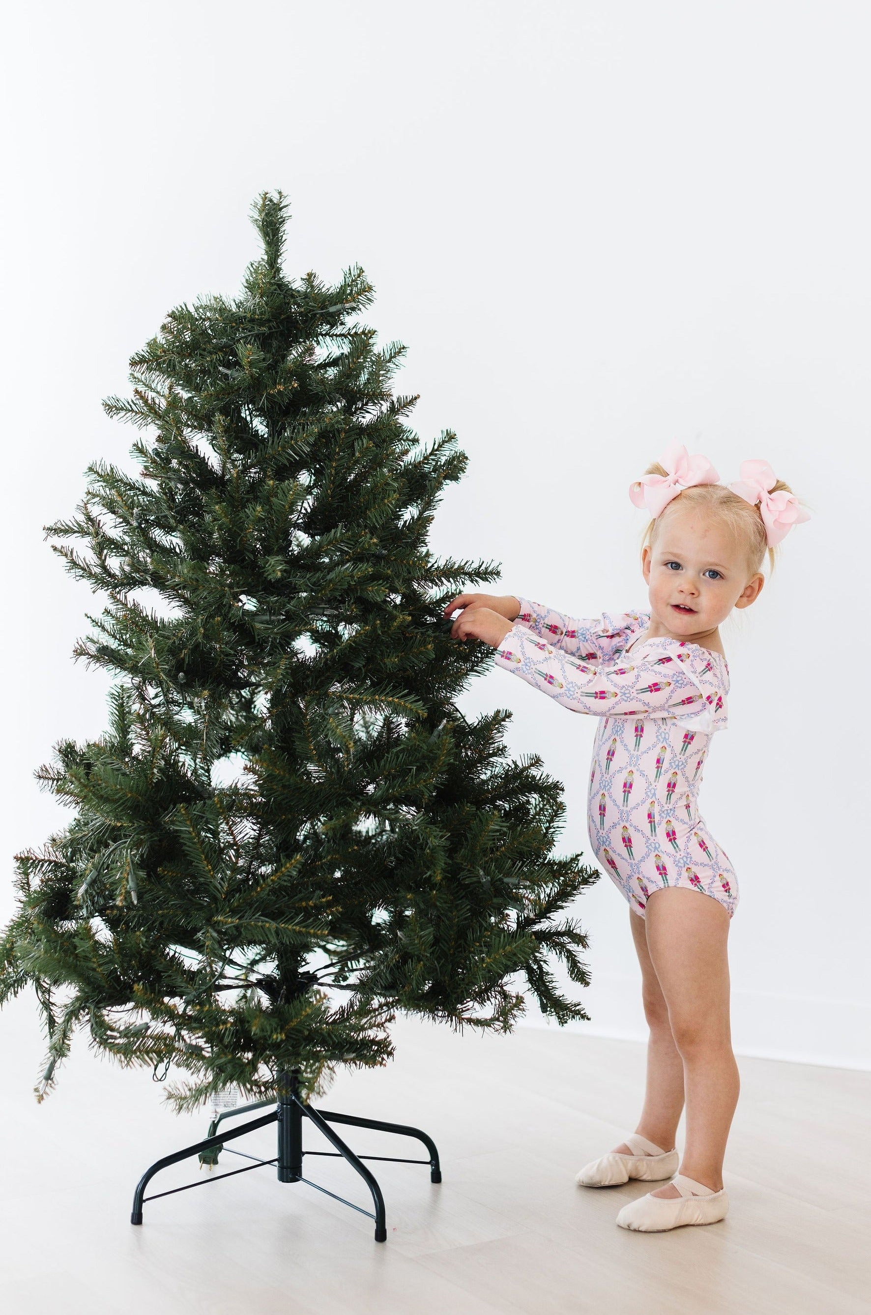 Pink Nutcracker L/S Flutter Sleeve Leotard by Mila & Rose ®