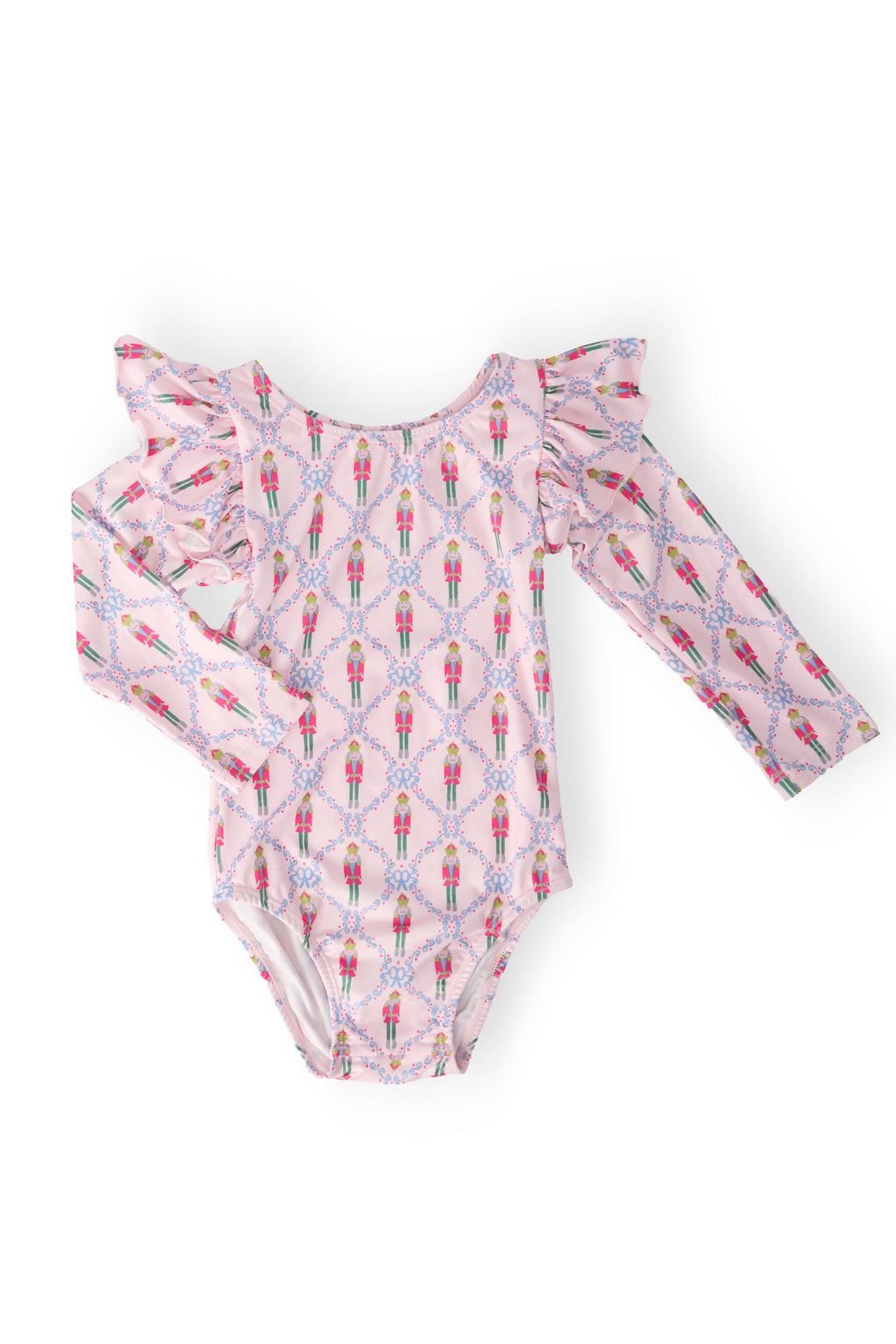 Pink Nutcracker L/S Flutter Sleeve Leotard by Mila & Rose ®