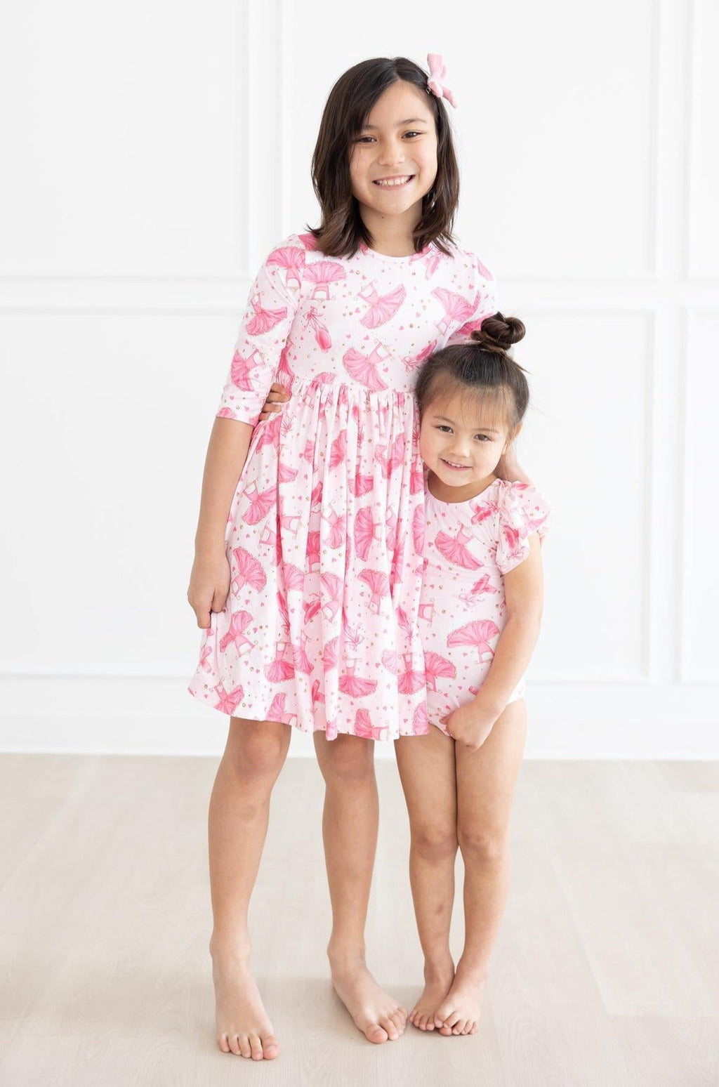 Pirouette 3/4 Sleeve Pocket Twirl Dress by Mila & Rose ®
