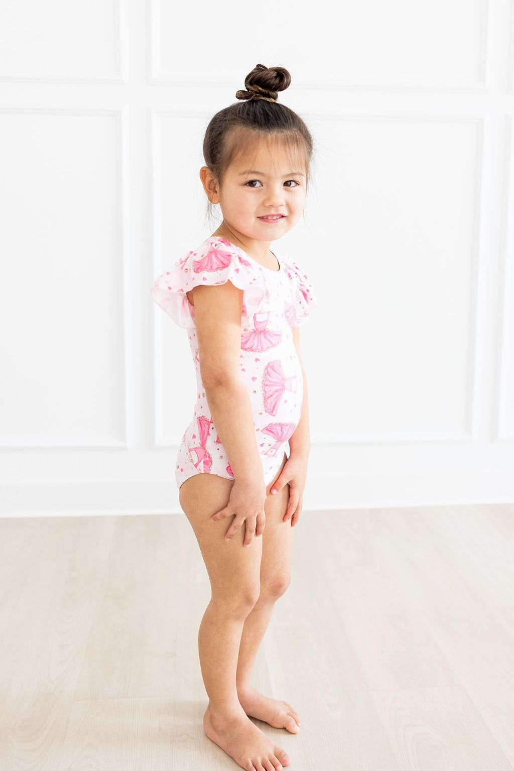 Pirouette S/S Flutter Sleeve Leotard by Mila & Rose ®