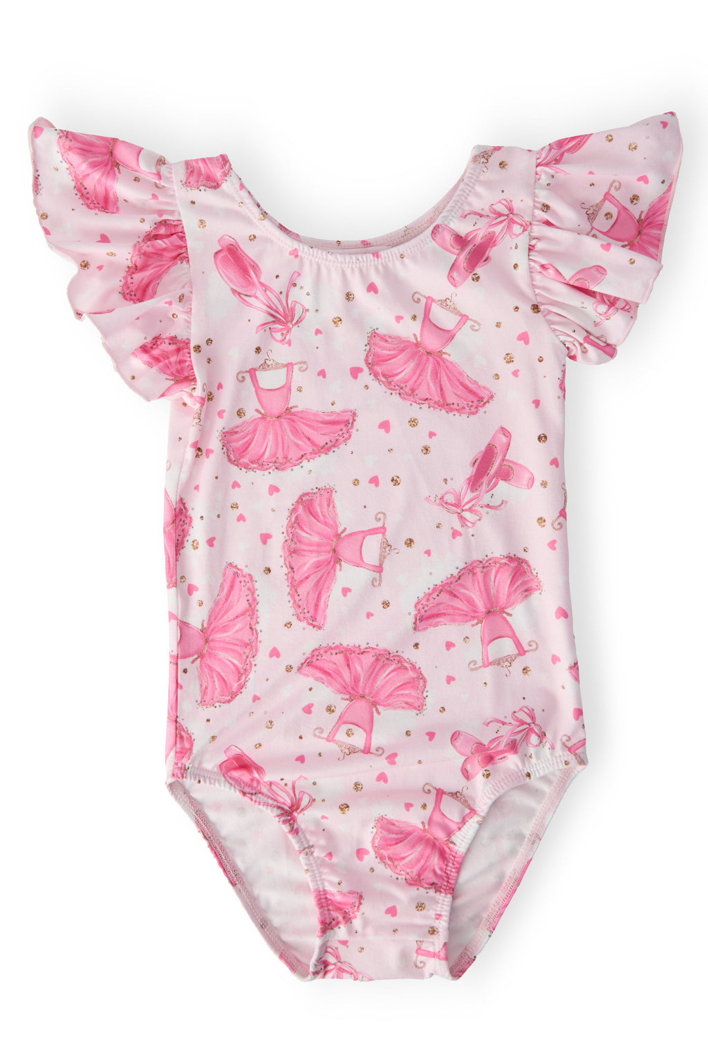 Pirouette S/S Flutter Sleeve Leotard by Mila & Rose ®