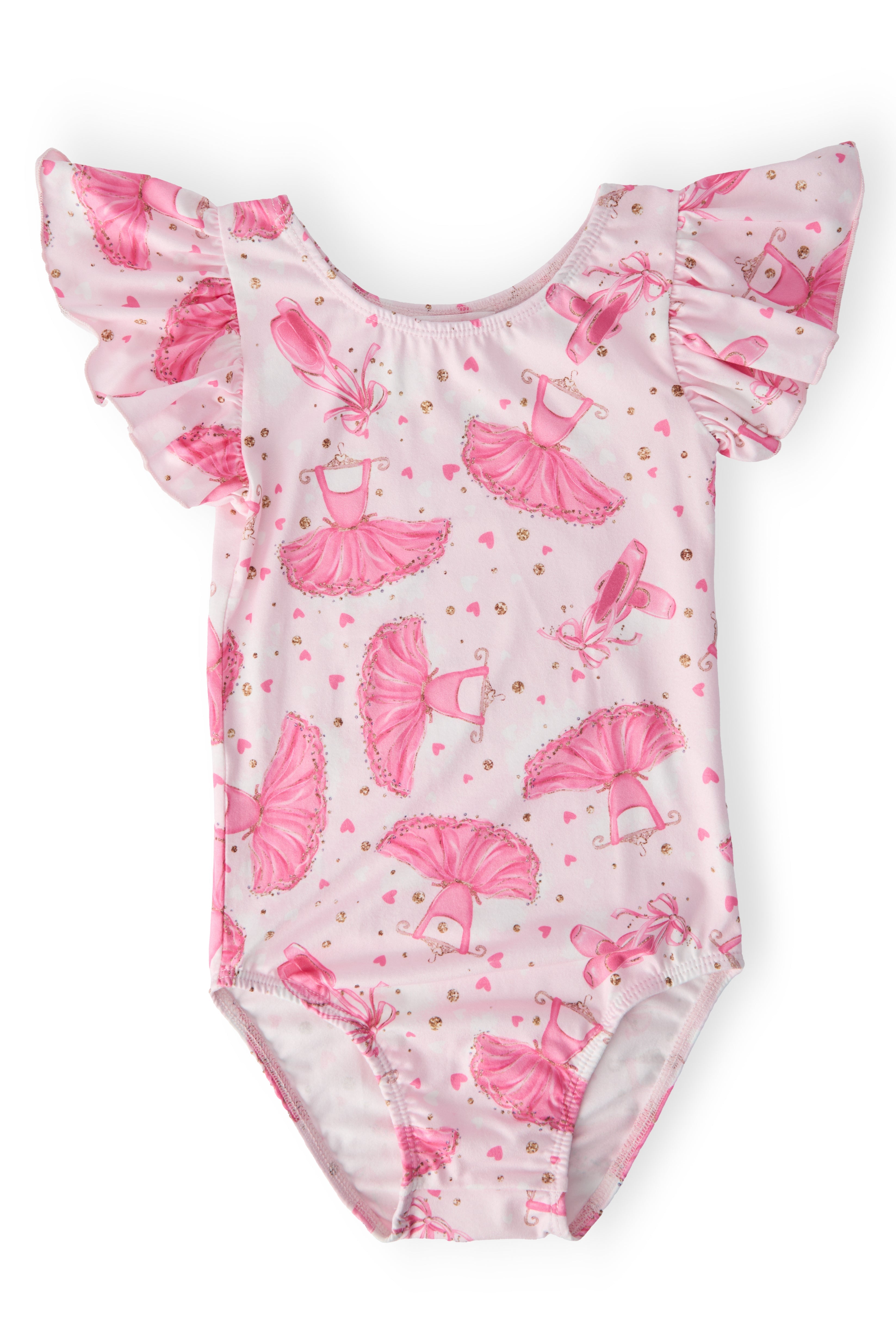 Pirouette S/S Flutter Sleeve Leotard by Mila & Rose ®