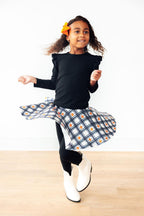 Plaid Pumpkins Twirl Skegging by Mila & Rose ®