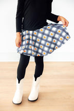 Plaid Pumpkins Twirl Skegging by Mila & Rose ®