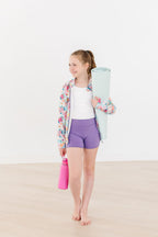 SALE Playful Purple Active Shorty Shorts by Mila & Rose ®