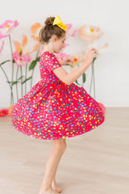 Polka Dot Party S/S Pocket Twirl Dress by Mila & Rose ®