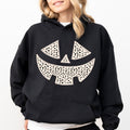 Polka Dot Jack-O-Lantern Dalmatian Pumpkin Halloween Trick Or Treat Witch Hoodie by Refinery No. 1