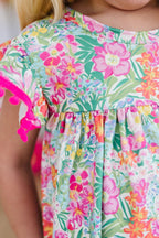 Preppy Petals Pom Pom Dress by Mila & Rose ®