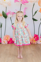 Preppy Petals Pom Pom Dress by Mila & Rose ®