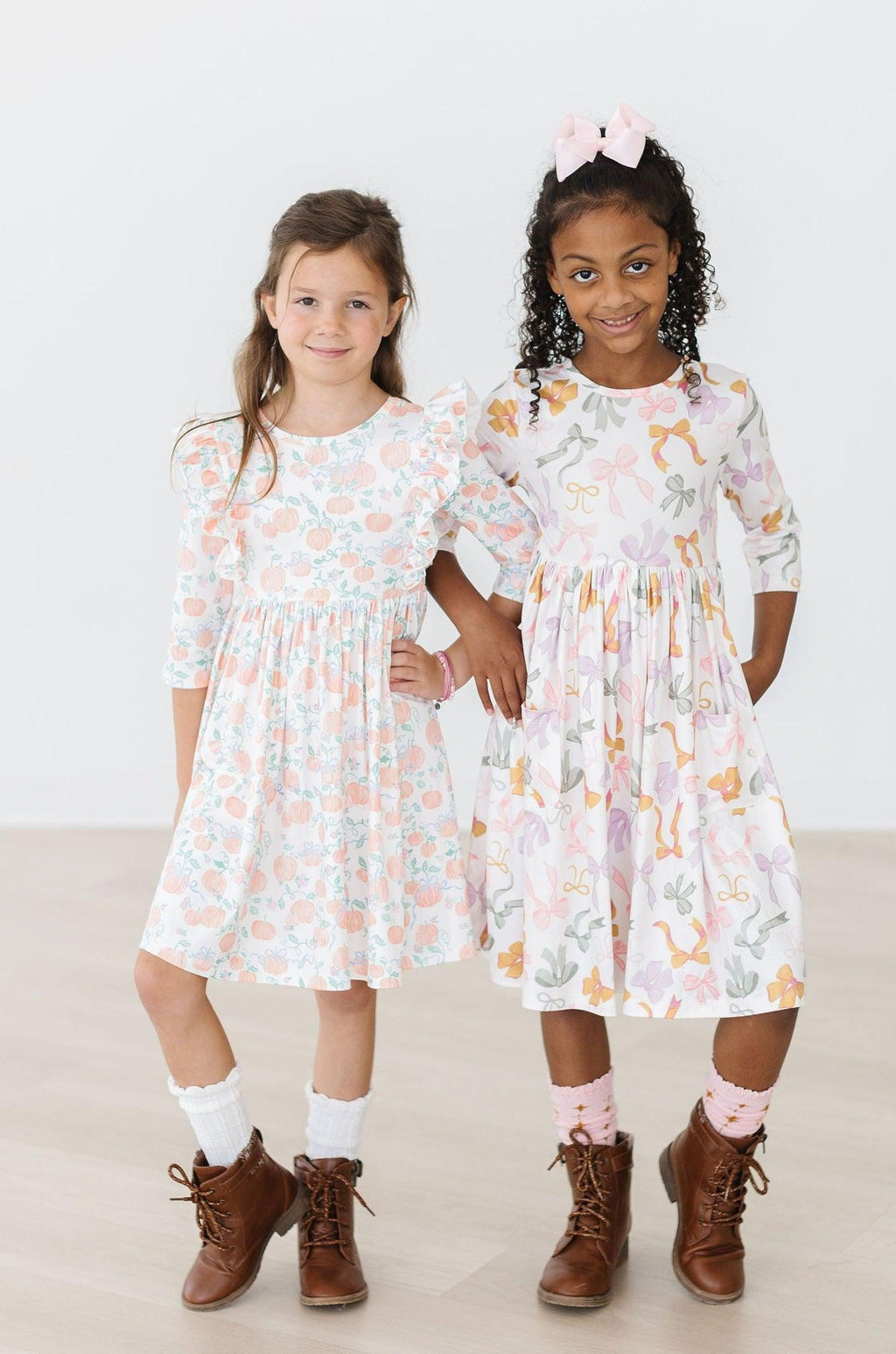 Pretty Pumpkins Ruffle Twirl Dress by Mila & Rose ®