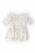 Pretty Pumpkins 3/4 Sleeve Flutter Twirl Bodysuit by Mila & Rose ®
