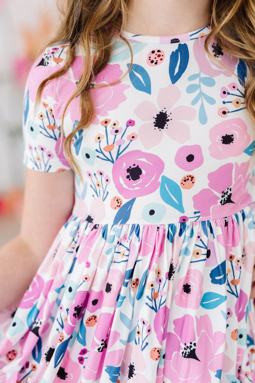 Pretty in Purple S/S Pocket Twirl Dress by Mila & Rose ®