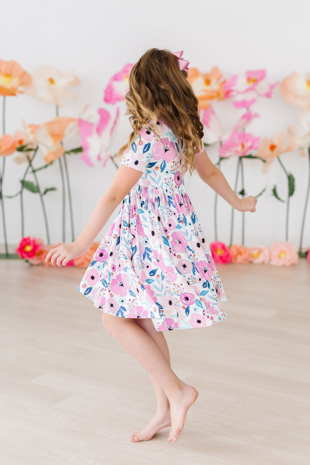 Pretty in Purple S/S Pocket Twirl Dress by Mila & Rose ®