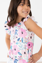 Pretty in Purple S/S Ruffle Tee by Mila & Rose ®