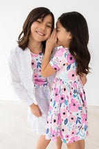 Pretty in Purple S/S Ruffle Tee by Mila & Rose ®
