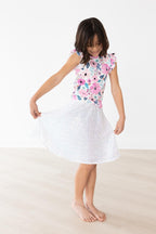Pretty in Purple S/S Ruffle Tee by Mila & Rose ®