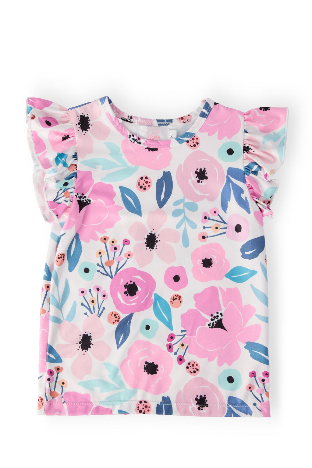 Pretty in Purple S/S Ruffle Tee by Mila & Rose ®