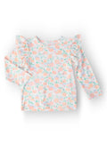 Pretty Pumpkins L/S Ruffle Tee by Mila & Rose ®