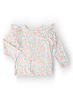 Pretty Pumpkins L/S Ruffle Tee by Mila & Rose ®