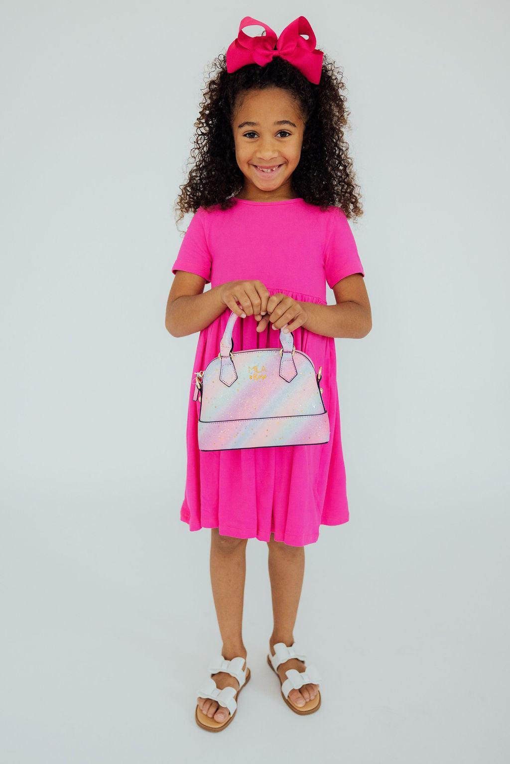 Princess Glitter Girl's Crossbody Purse by Mila & Rose ®