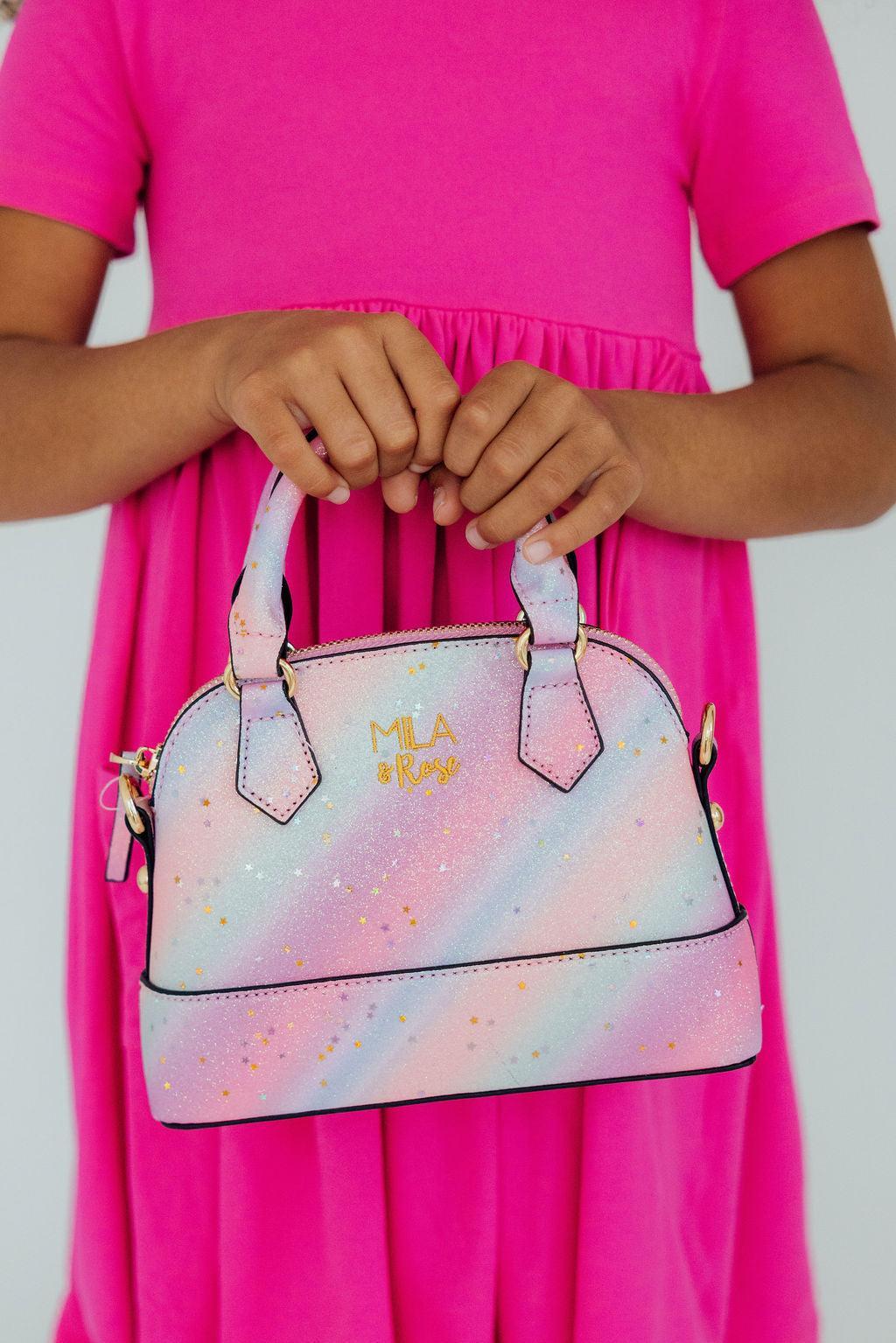 Princess Glitter Girl's Crossbody Purse by Mila & Rose ®