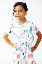 Puppy Pals S/S Pocket Twirl Dress by Mila & Rose ®