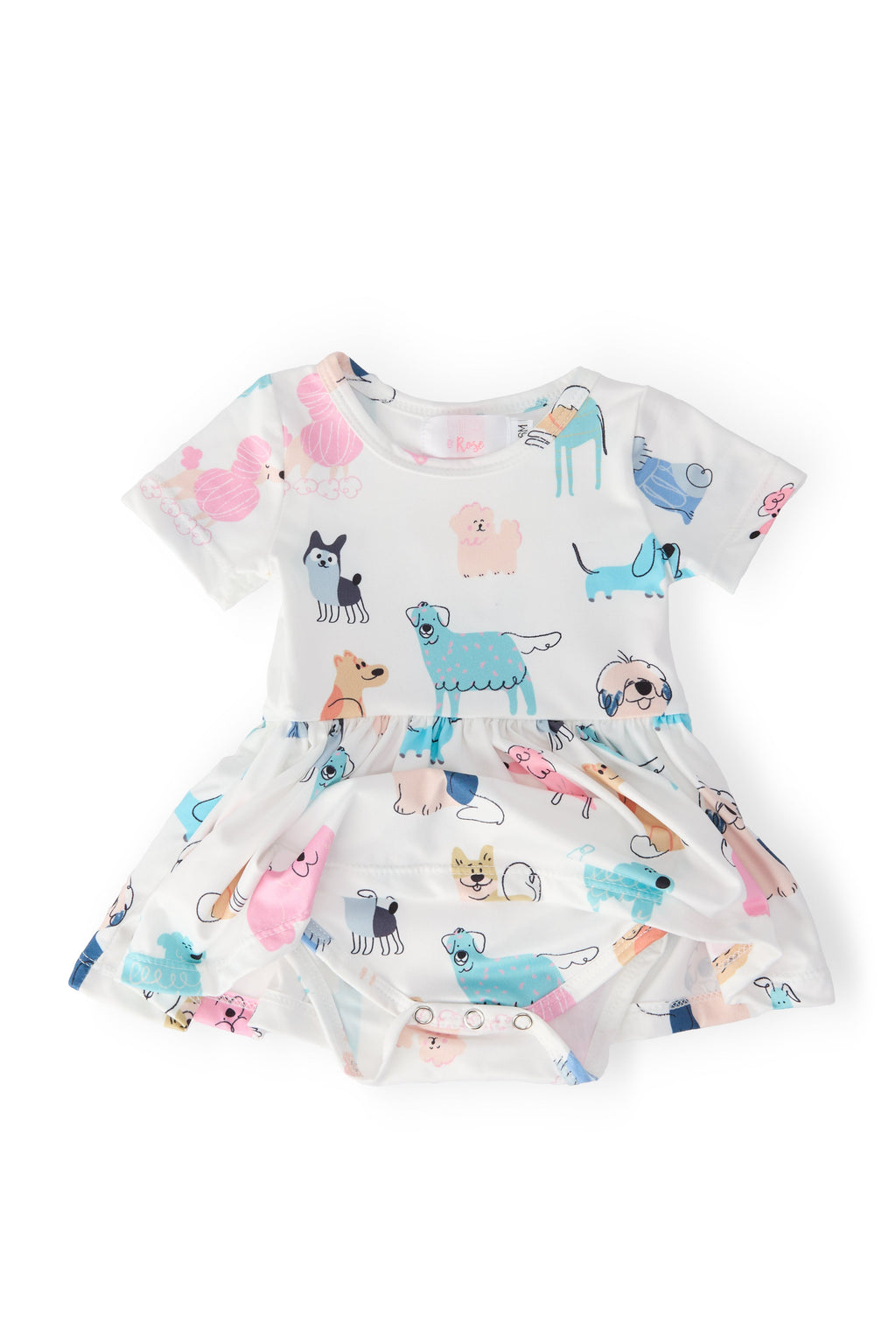 Puppy Pals S/S Twirl Bodysuit by Mila & Rose ®