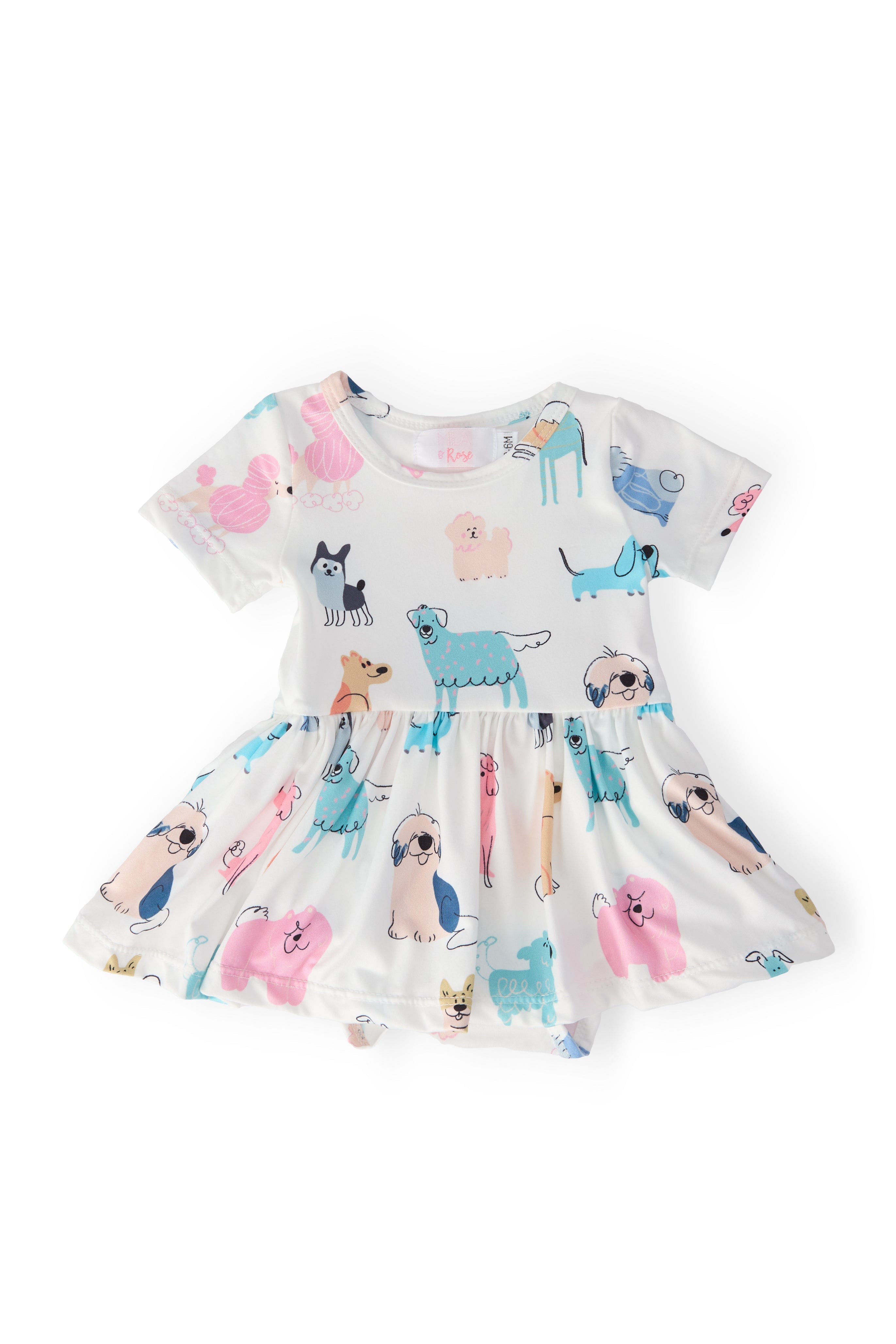 Puppy Pals S/S Twirl Bodysuit by Mila & Rose ®