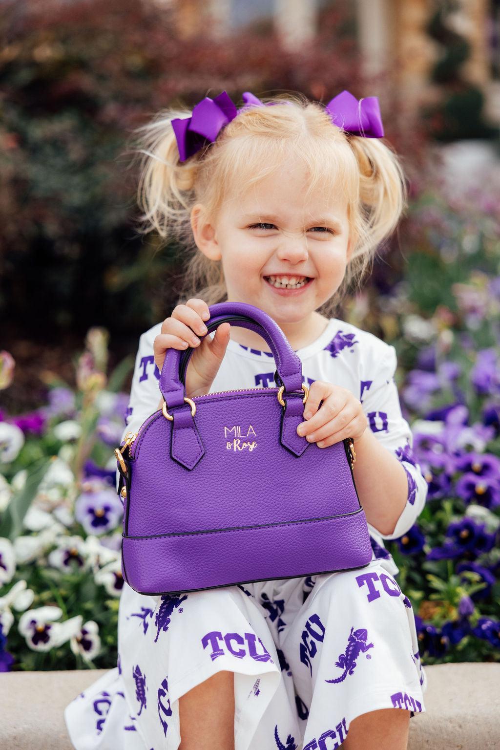 Purple Girl's Crossbody Purse by Mila & Rose ®