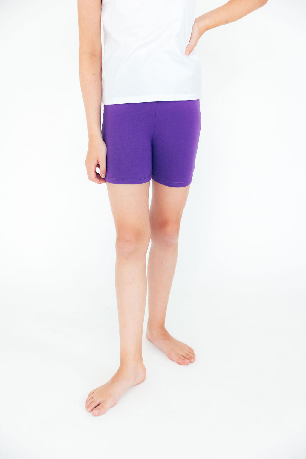 Purple Twirl Shorts by Mila & Rose ®