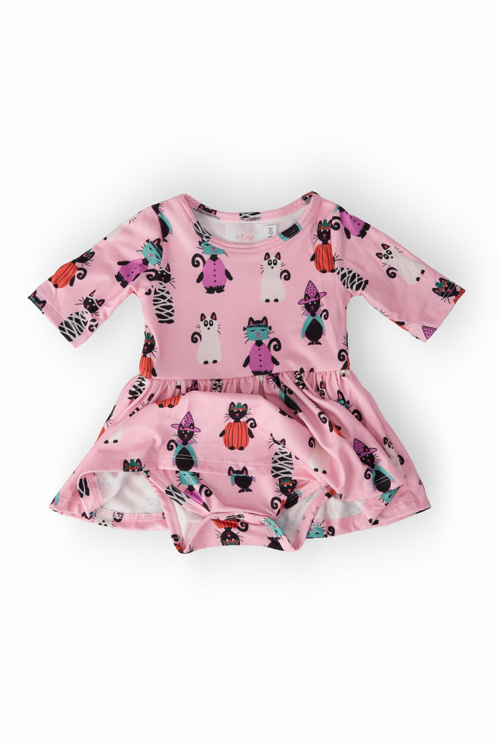 Purr-fectly Spooky Twirl Bodysuit by Mila & Rose ®