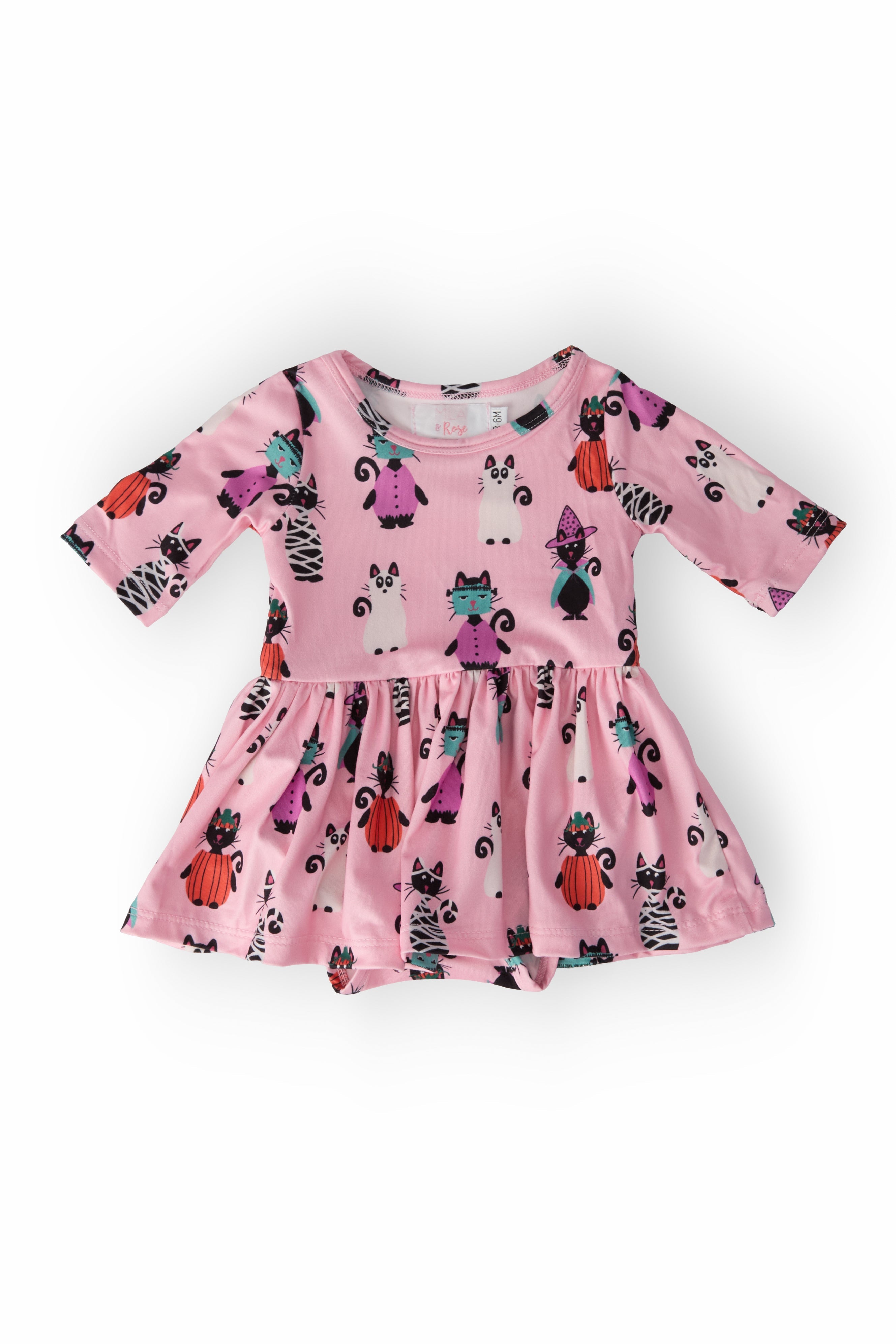Purr-fectly Spooky Twirl Bodysuit by Mila & Rose ®