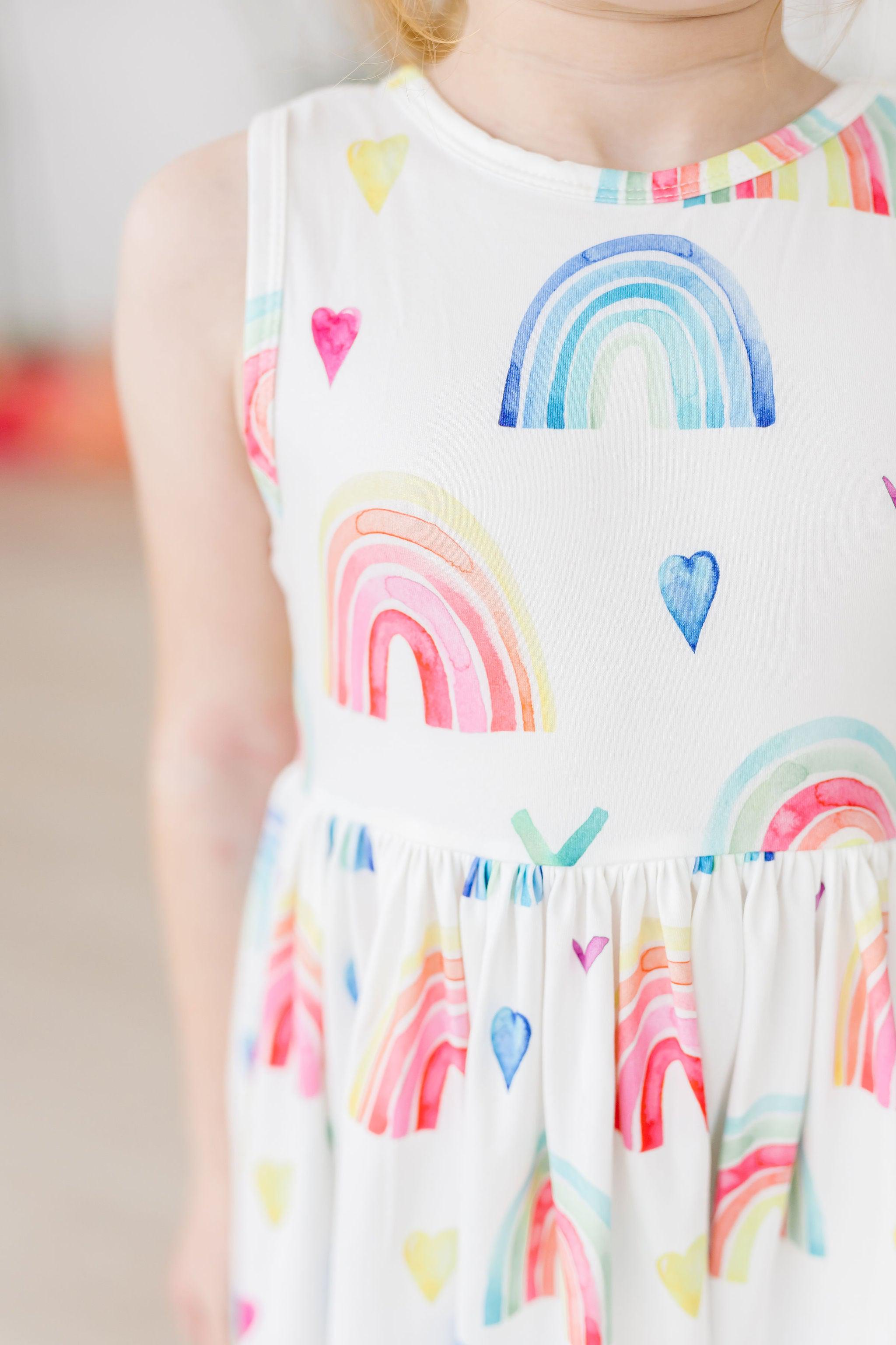 Radiant Rainbows Tank Twirl Dress by Mila & Rose ®