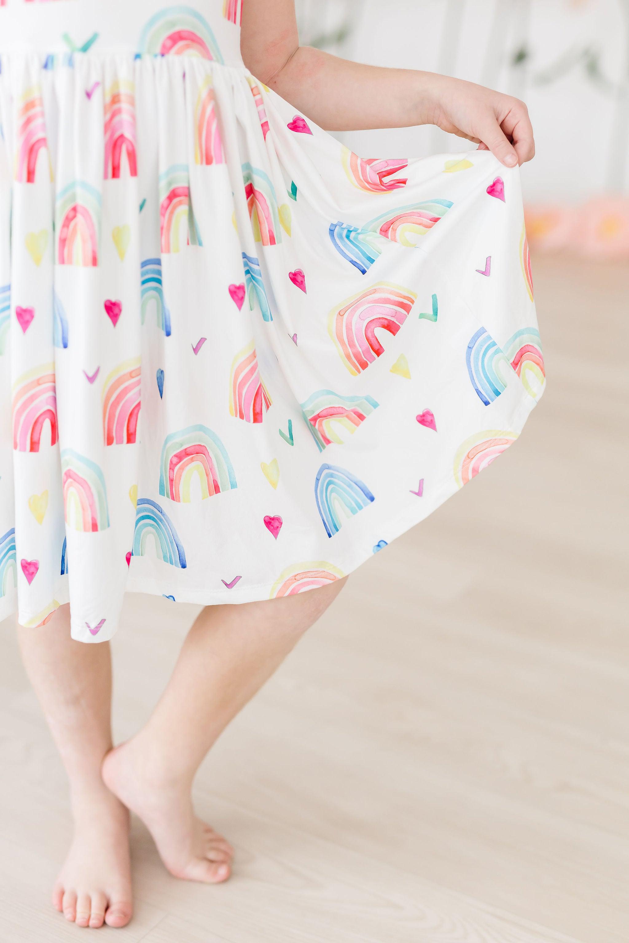 Radiant Rainbows Tank Twirl Dress by Mila & Rose ®
