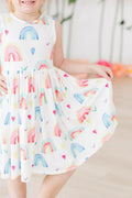 Radiant Rainbows Tank Twirl Dress by Mila & Rose ®