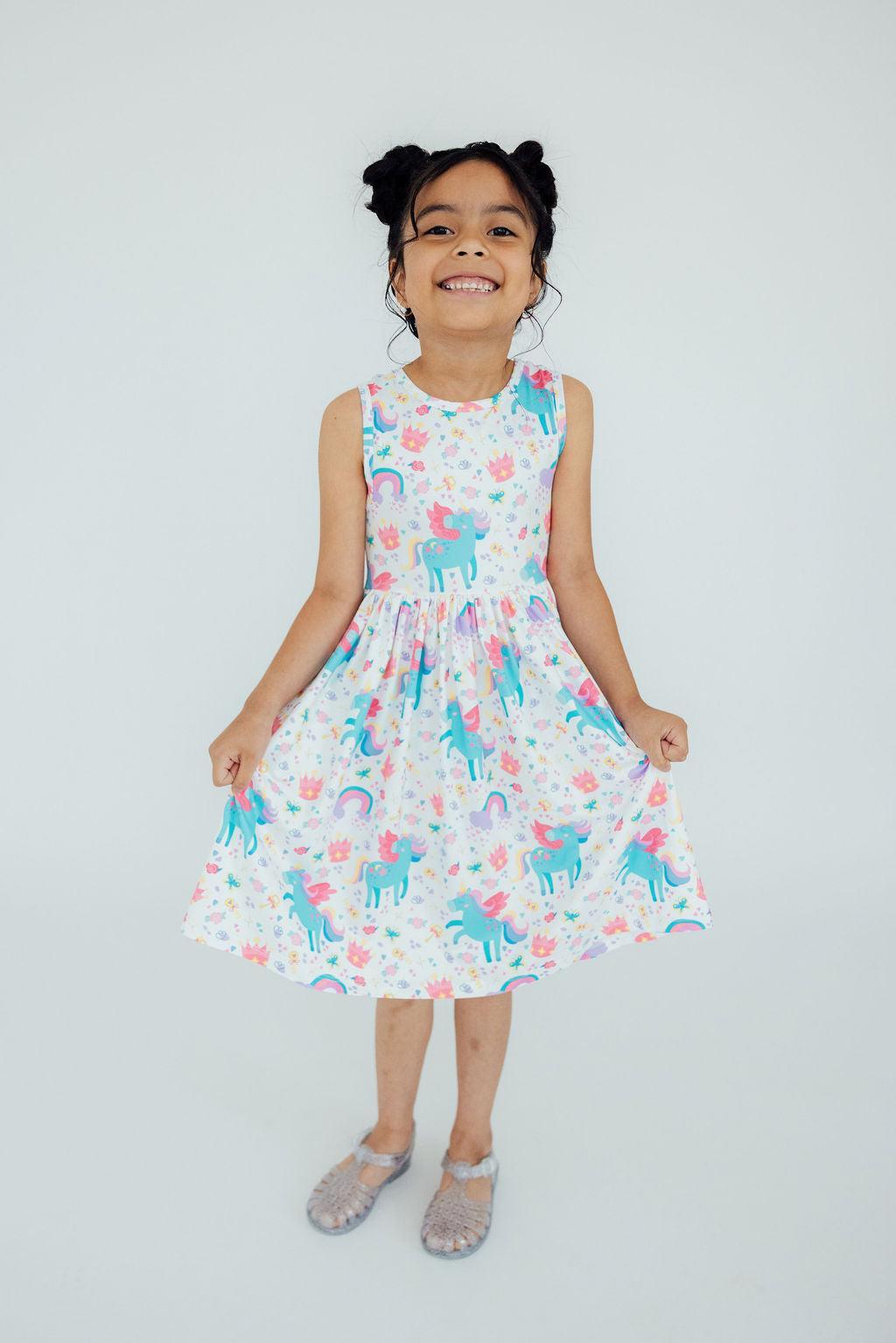 Rainbow Meadows Tank Twirl Dress by Mila & Rose ®