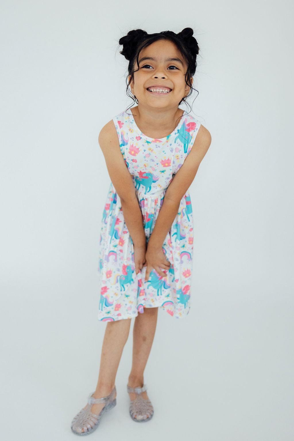 Rainbow Meadows Tank Twirl Dress by Mila & Rose ®