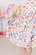 SALE Rainbow Ribbons S/S Pocket Twirl Dress by Mila & Rose ®