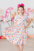 SALE Rainbow Ribbons S/S Pocket Twirl Dress by Mila & Rose ®