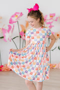 SALE Rainbow Ribbons S/S Pocket Twirl Dress by Mila & Rose ®