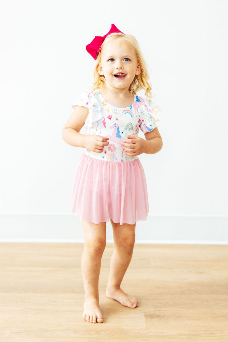 Rainbow Vibes S/S Twirl Leotard by Mila & Rose ®