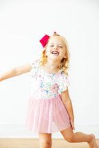 Rainbow Vibes S/S Twirl Leotard by Mila & Rose ®